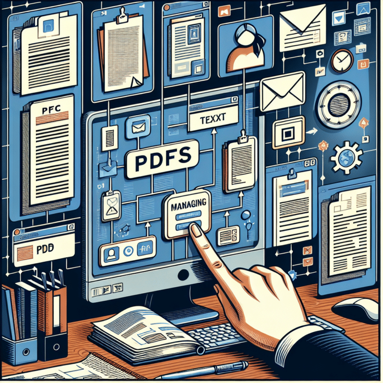 Managing PDFs and Work Documents