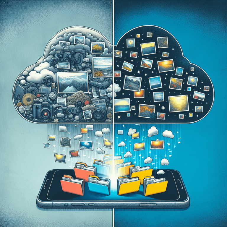 Organizing Photos on Smartphone and Cloud