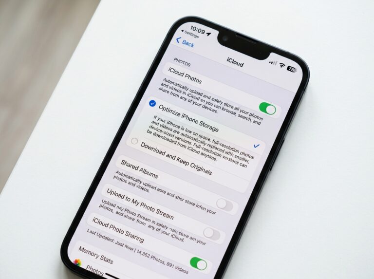 icloud photo optimize storage