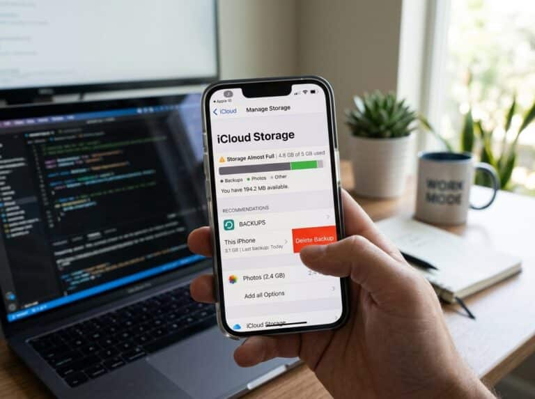 manage icloud space