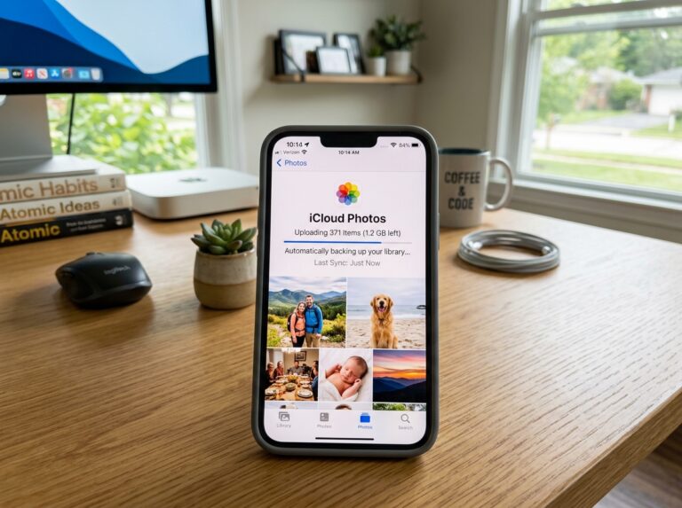 automatic photo backup iphone