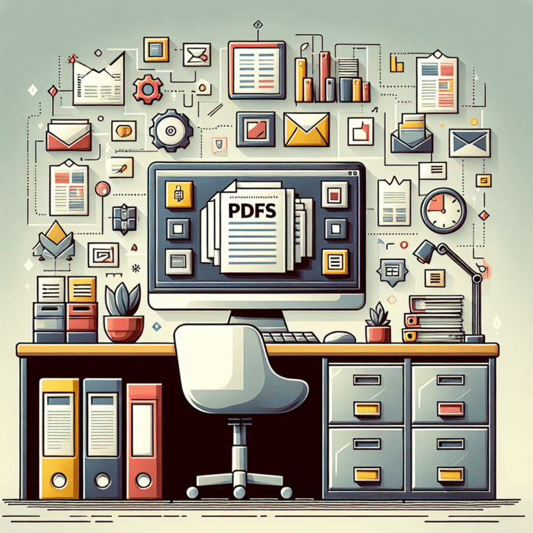 Managing PDFs and Work Documents